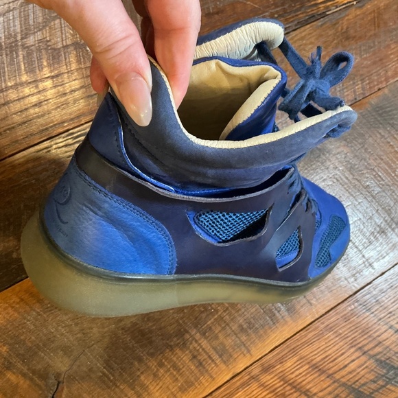 Rare Alexander McQueen x Puma MCQ Blue High Top Sneakers M 11 Designer Collab - Picture 11 of 16